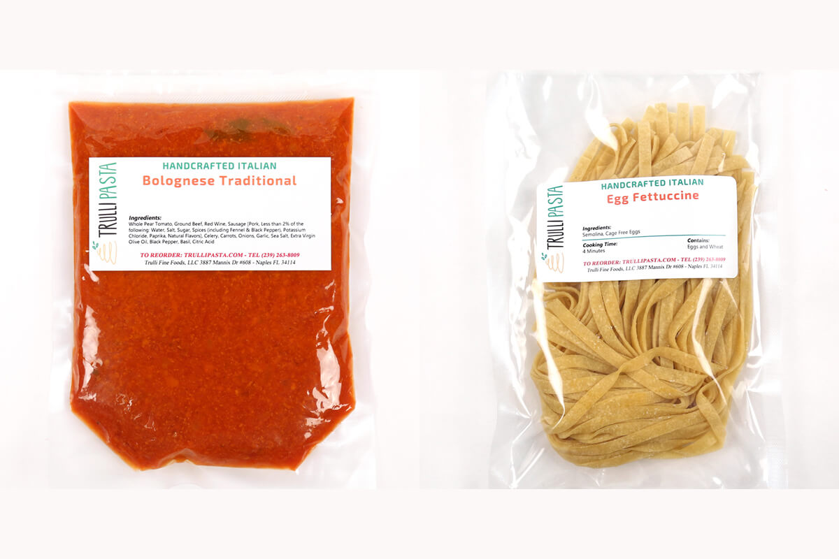 Developing robust flavors takes time, but cooking our traditional bolognese sauce slowly allows each ingredient to stand out while creating the perfect texture. 