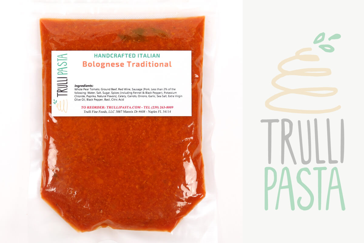 Developing robust flavors takes time, but cooking our traditional bolognese sauce slowly allows each ingredient to stand out while creating the perfect texture. 