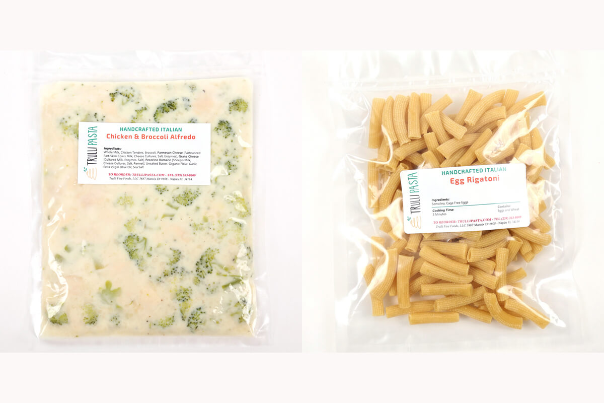 Cover the key food groups with this well-rounded meal of pasta, lean protein and vegetables, all medlied into a delicious creamy sauce.