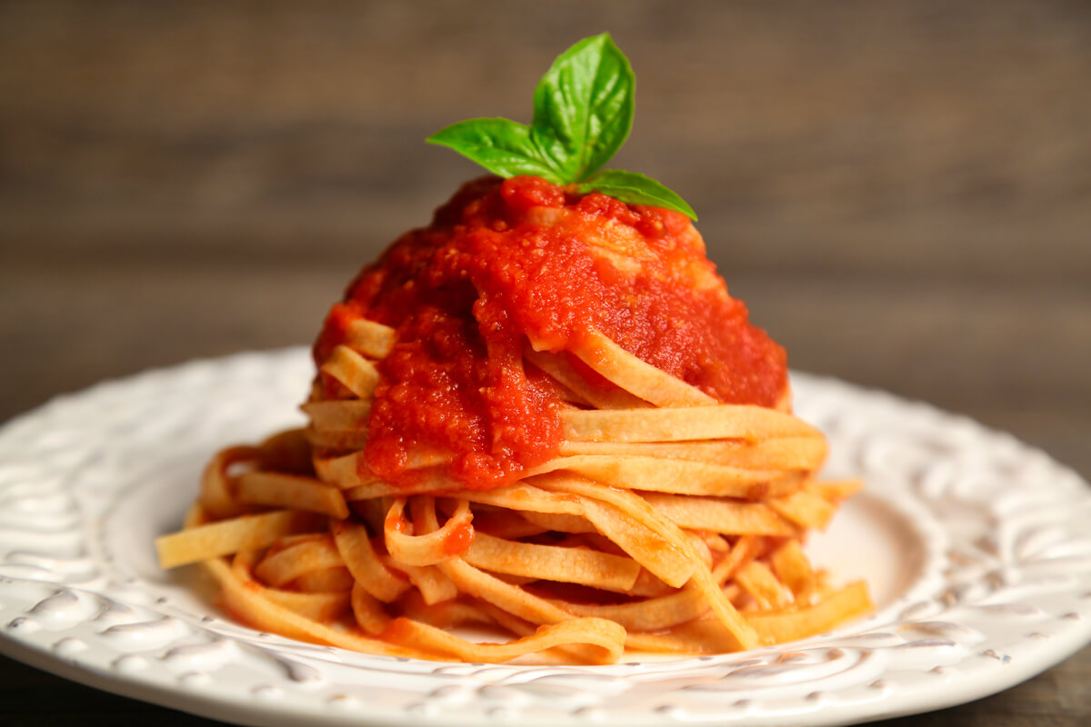 Hailing from the Liguria region, Linguine pasta is traditionally served with pesto, seafood or garden vegetables. Linguine translates to 